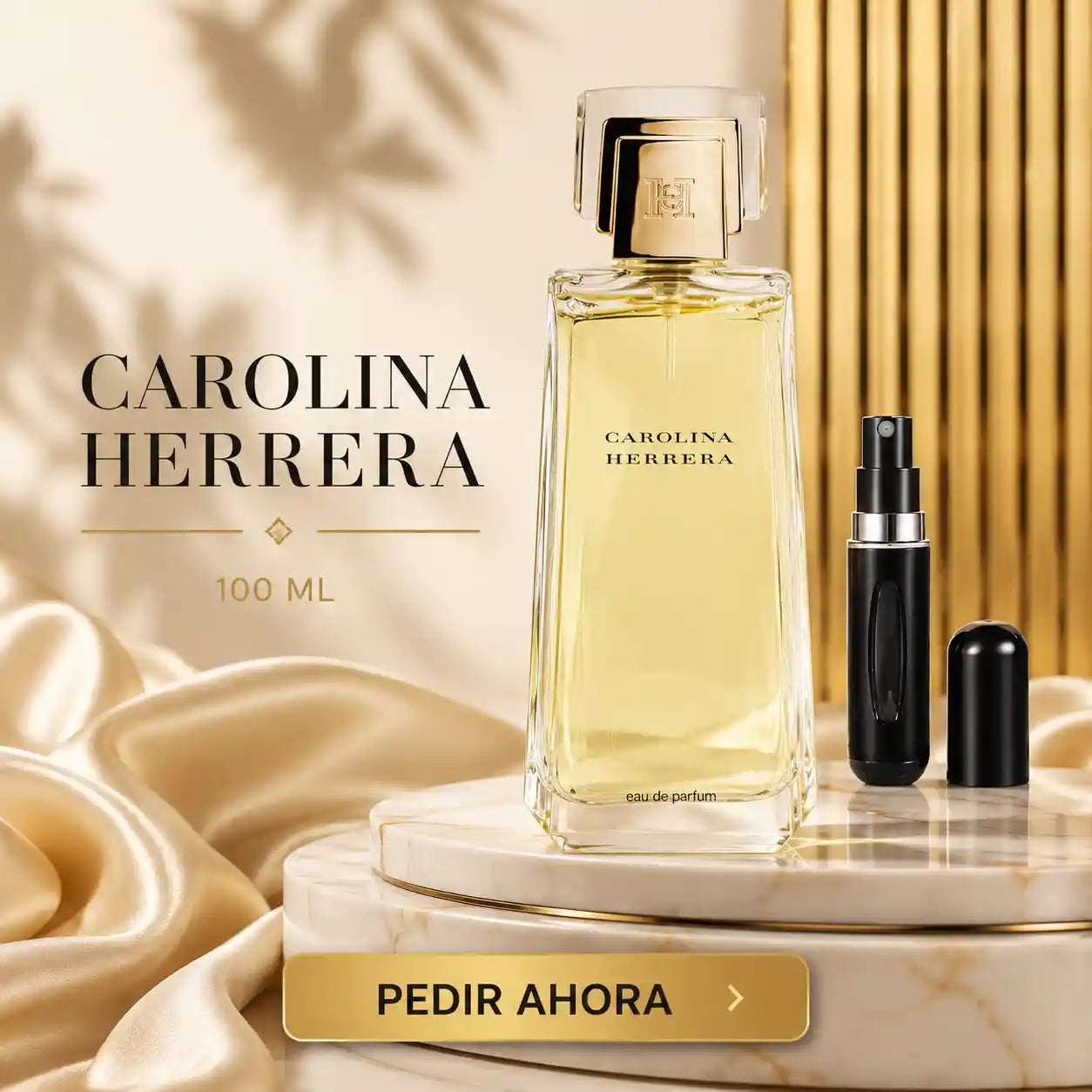 CAROLINA HERRERA FEM 100 ML + PERFUMERO RECARGABLE (DAMA)