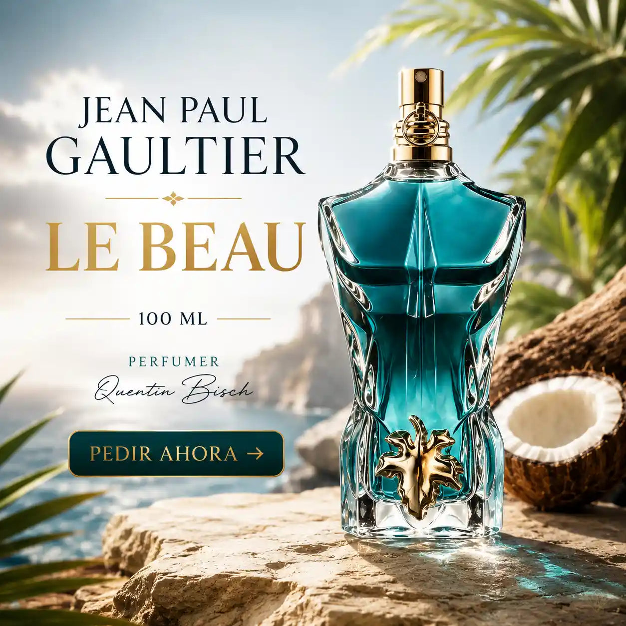 JEAN PAUL LE BEAU CAJA + PERFUMERO RECARGABLE (CABALLERO)