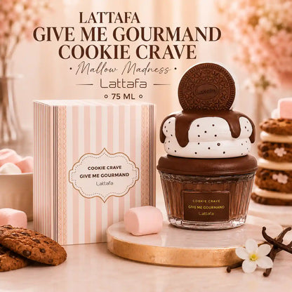 LATTAFA GIVE ME GOURMAND COOKIE CRAVE + PERFUMERO (DAMA)