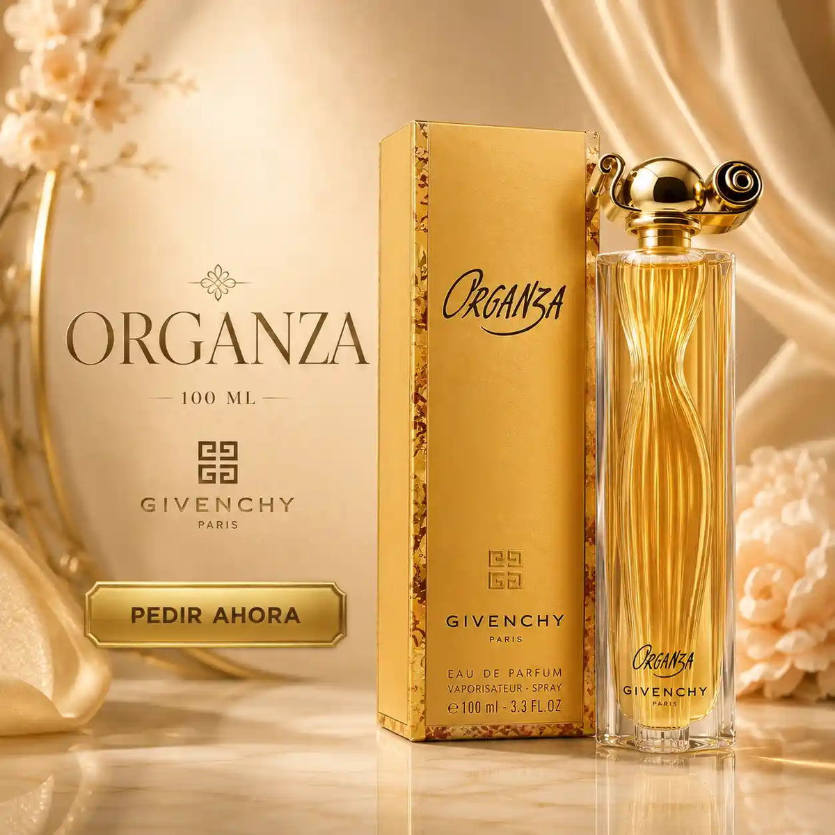 ORGANZA GIVENCHY PARIS  + UN PERFUMERO RECARGABLES  (DAMA)
