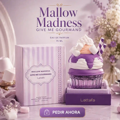 LATTAFA GIVE ME GOURMAND MALLOW MADNESS + PERFUMERO (DAMA)