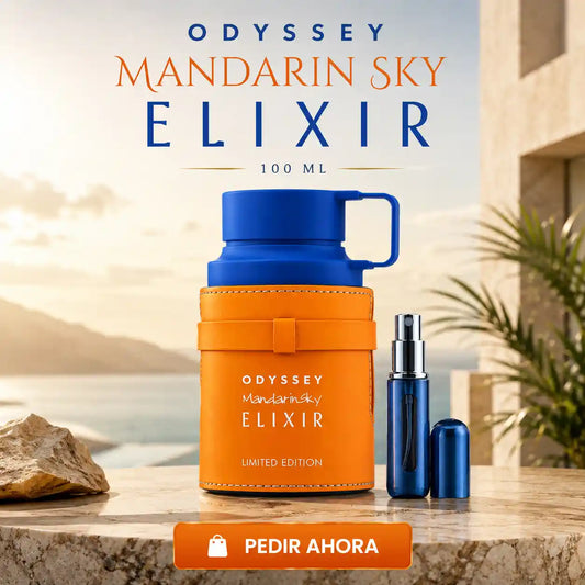 MANDARINE SKY ELIXIR + UN PERFUMERO RECARGABLE (CABALLERO)