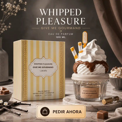 LATTAFA GIVE ME GOURMAND WHIPPEDPLEASURE + PERFUMERO (DAMA)