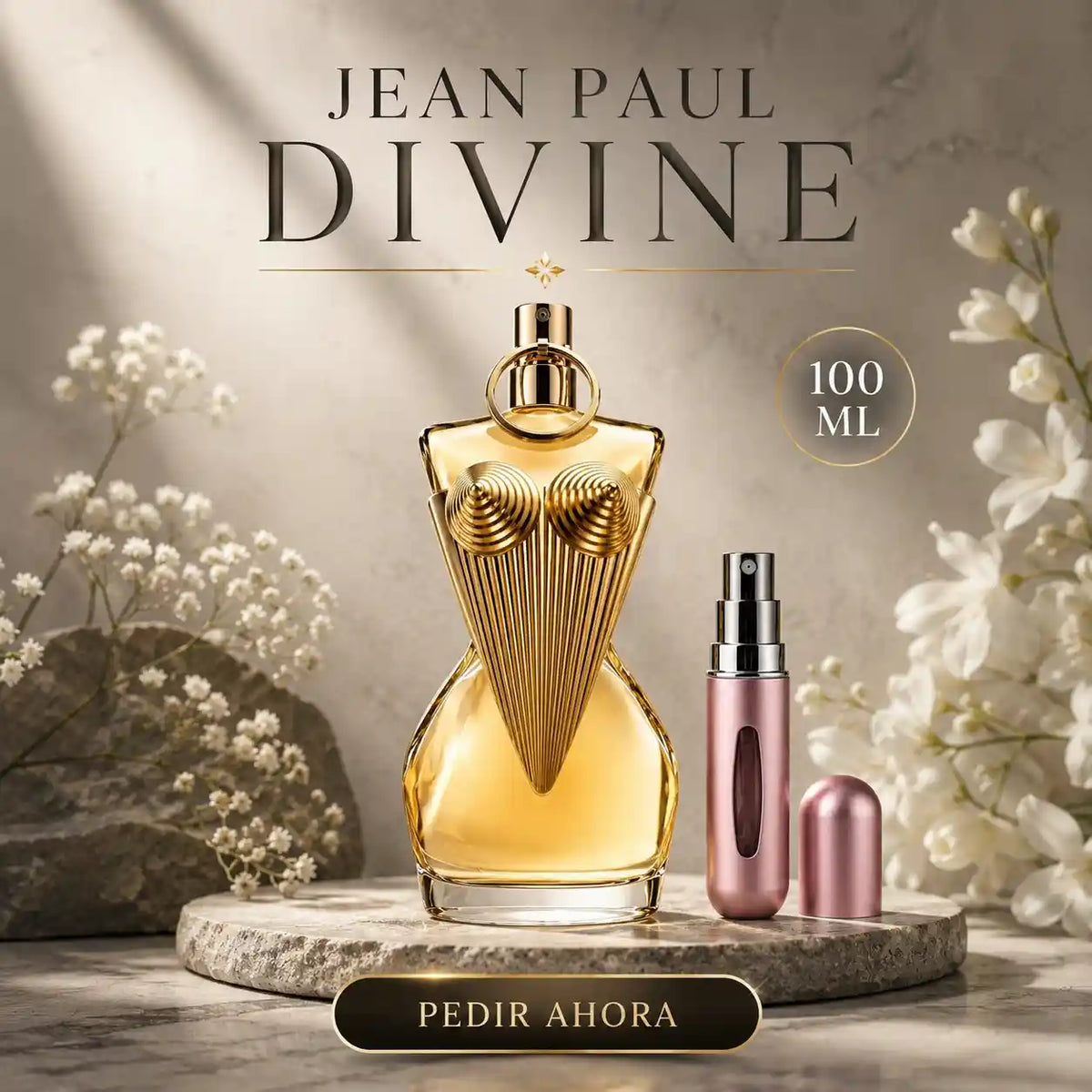 JEAN PAUL DIVINE EN LATA + UN PERFUMERO RECARGABLE (DAMA)