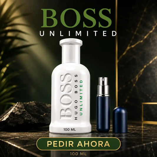 HUGO BOSS UNLIMITED 100 ML MAS PERFUMERO RECARAGABLE (CABALLERO)