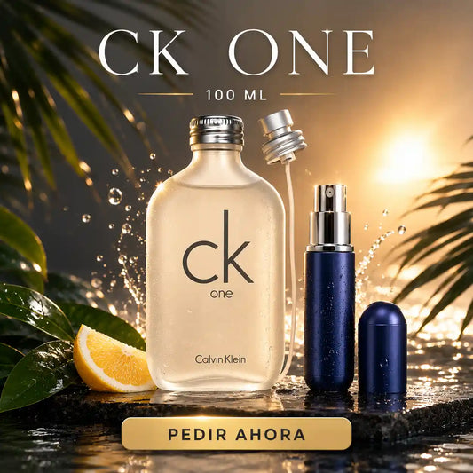 CK ONE 100 ML + PERFUMERO RECARGABLE (UNISEX)