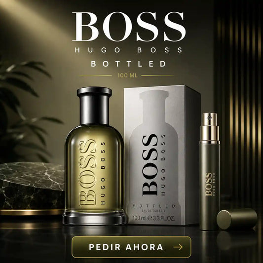 HUGO BOSS BOTLED 100 + MAS PERFUMERO RECARGABLE (CABALLERO)
