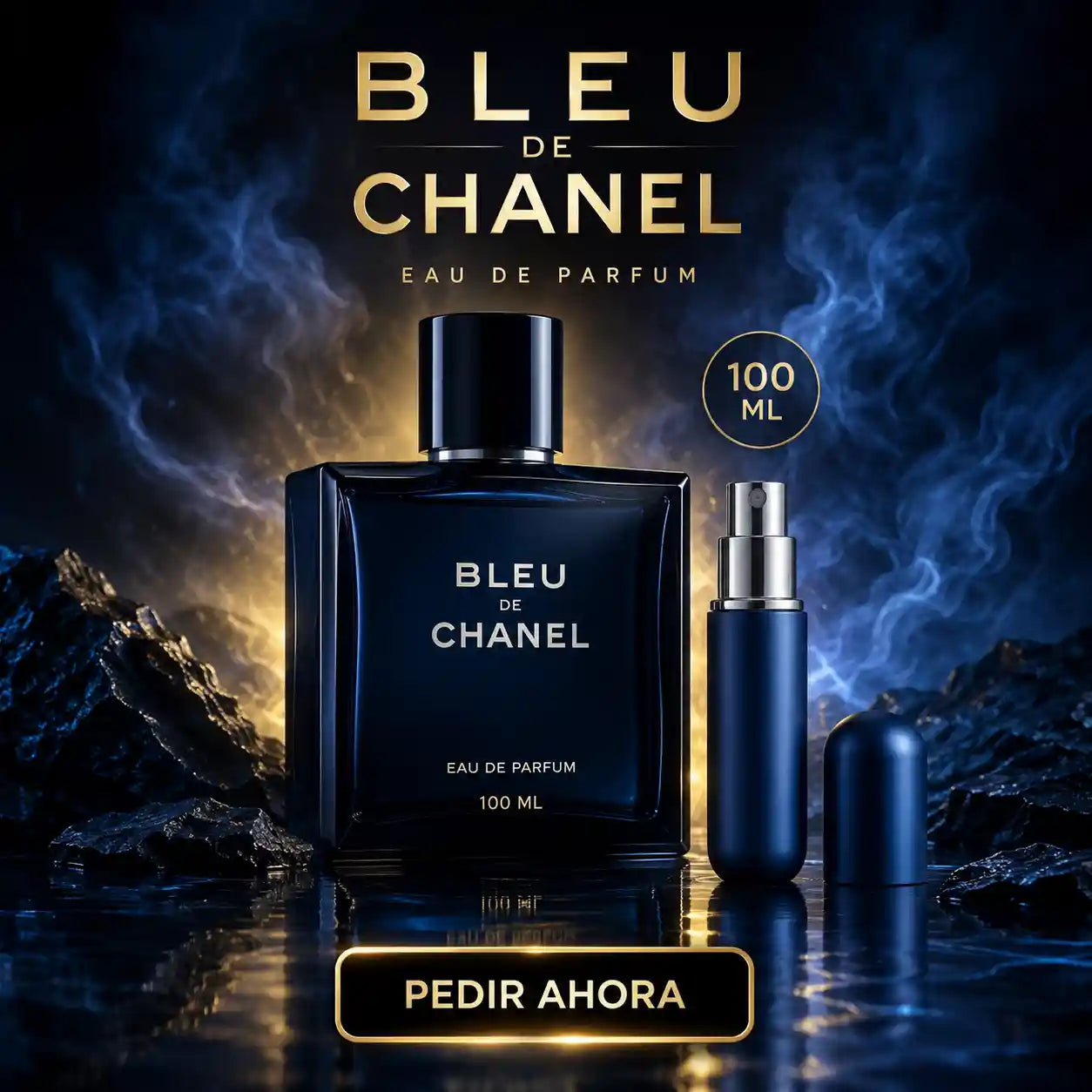 BLEU CHANEL 100 ML + PERFUMERO RECARGABLE (CABALLERO)