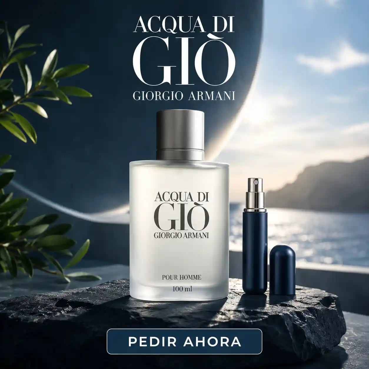 ACQUA DI GIO + PERFUMERO RECARGABLE GRATIS (CABALLERO)