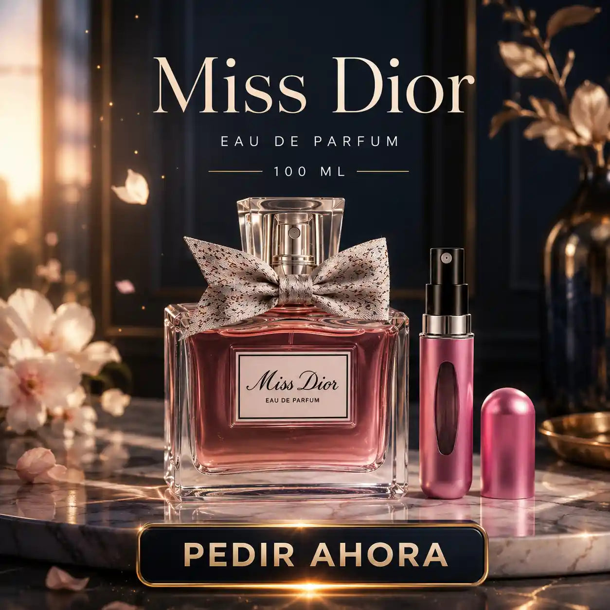 MISS DIOR 100 ML + PERFUMERO RECARGABLE GRATIS (DAMA)