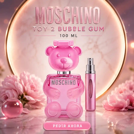 MOSCHINO BUBBLE GUM 100 ML + PERFUMERO RECARGABLE (DAMA)