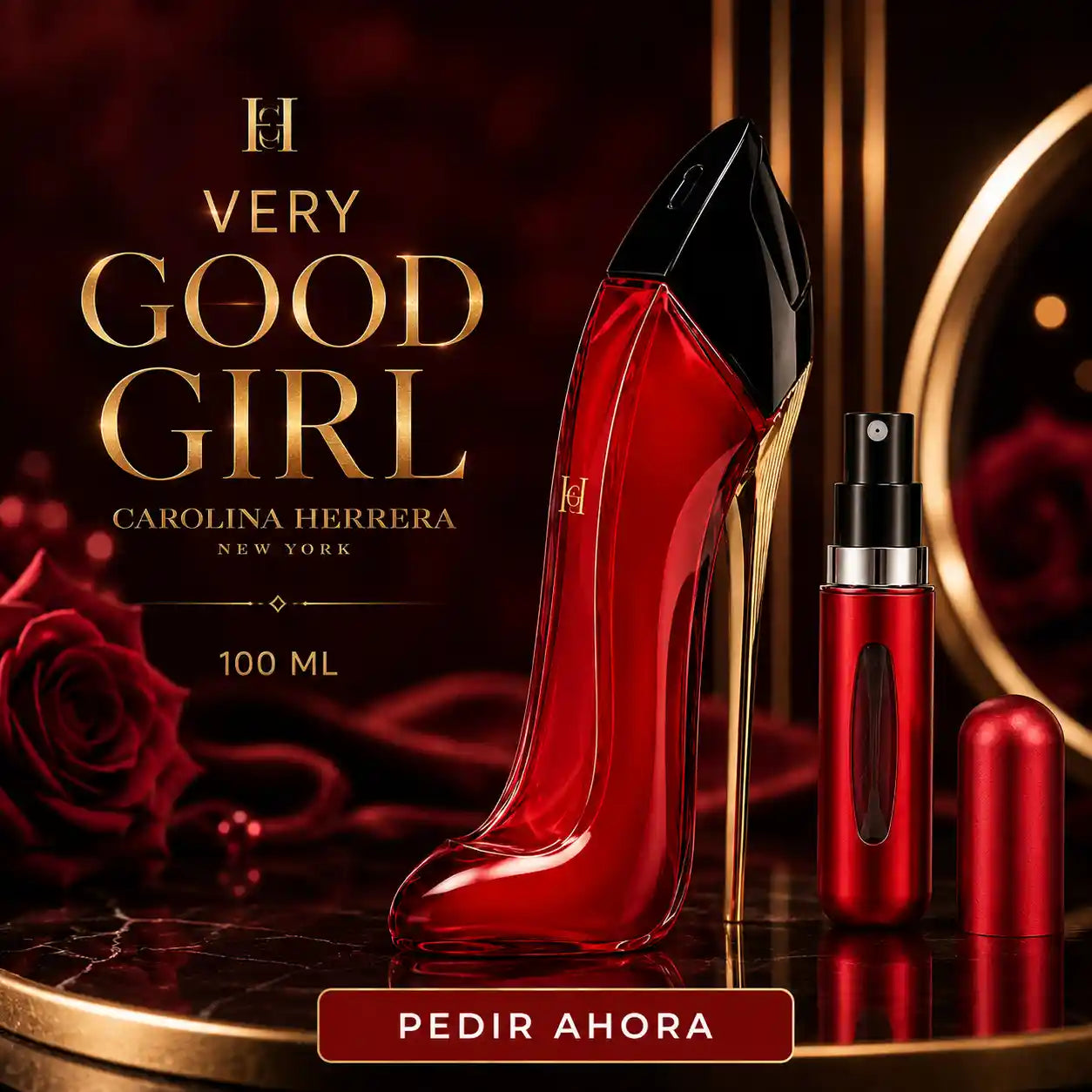 GOOD GIRL VERY 100 ML + PERFUMERO RECARGABLE (DAMA)