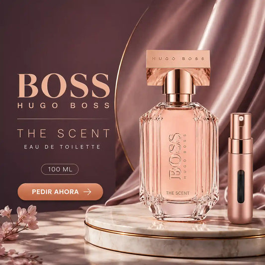 BOSS THE SCENT FEM 100 ML + PERFUMERO RECARGABLE (DAMA)