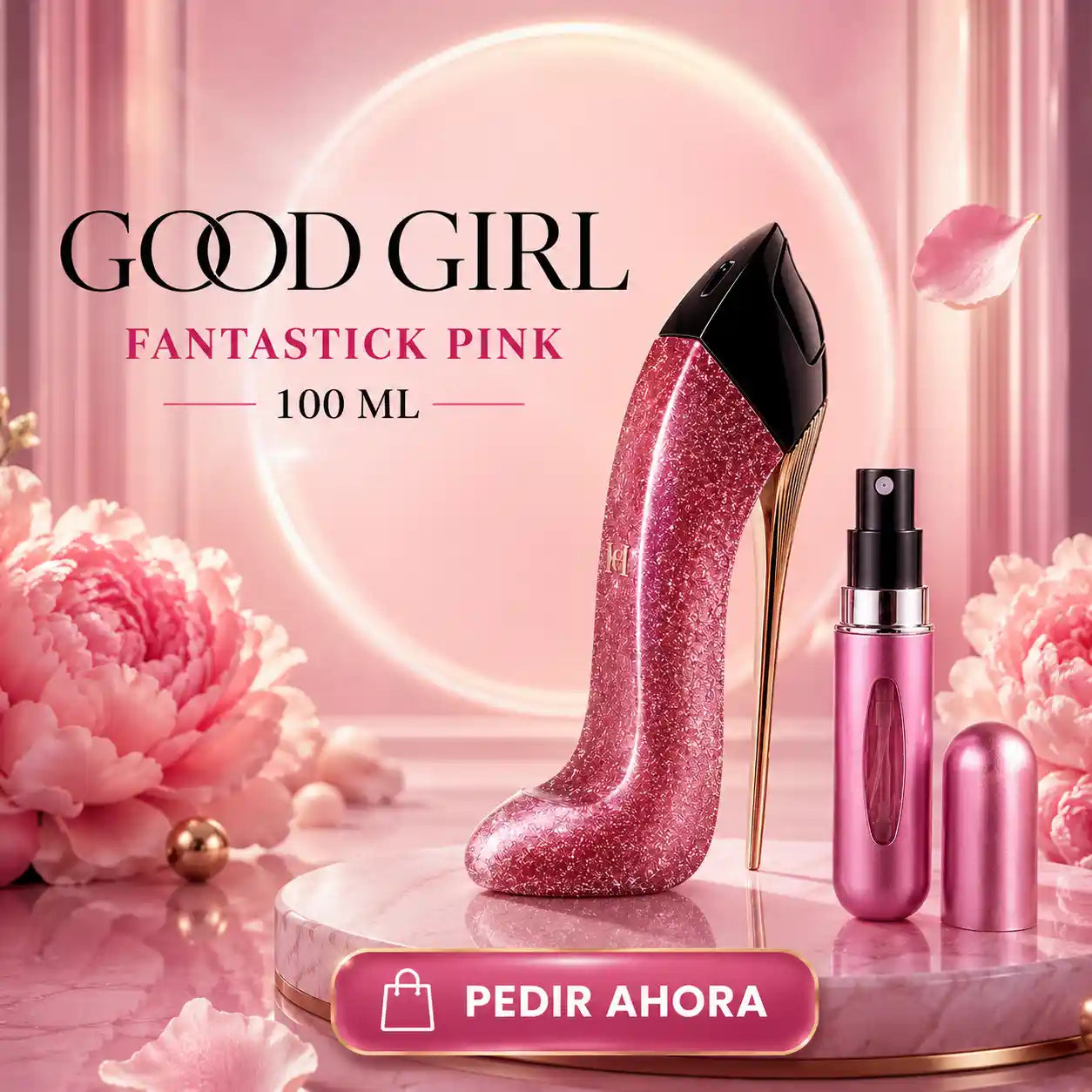 GOOD GIRL FANTASTIC PINK 100 ML + PERFUMERO RECARGABLE GRATIS (DAMA)