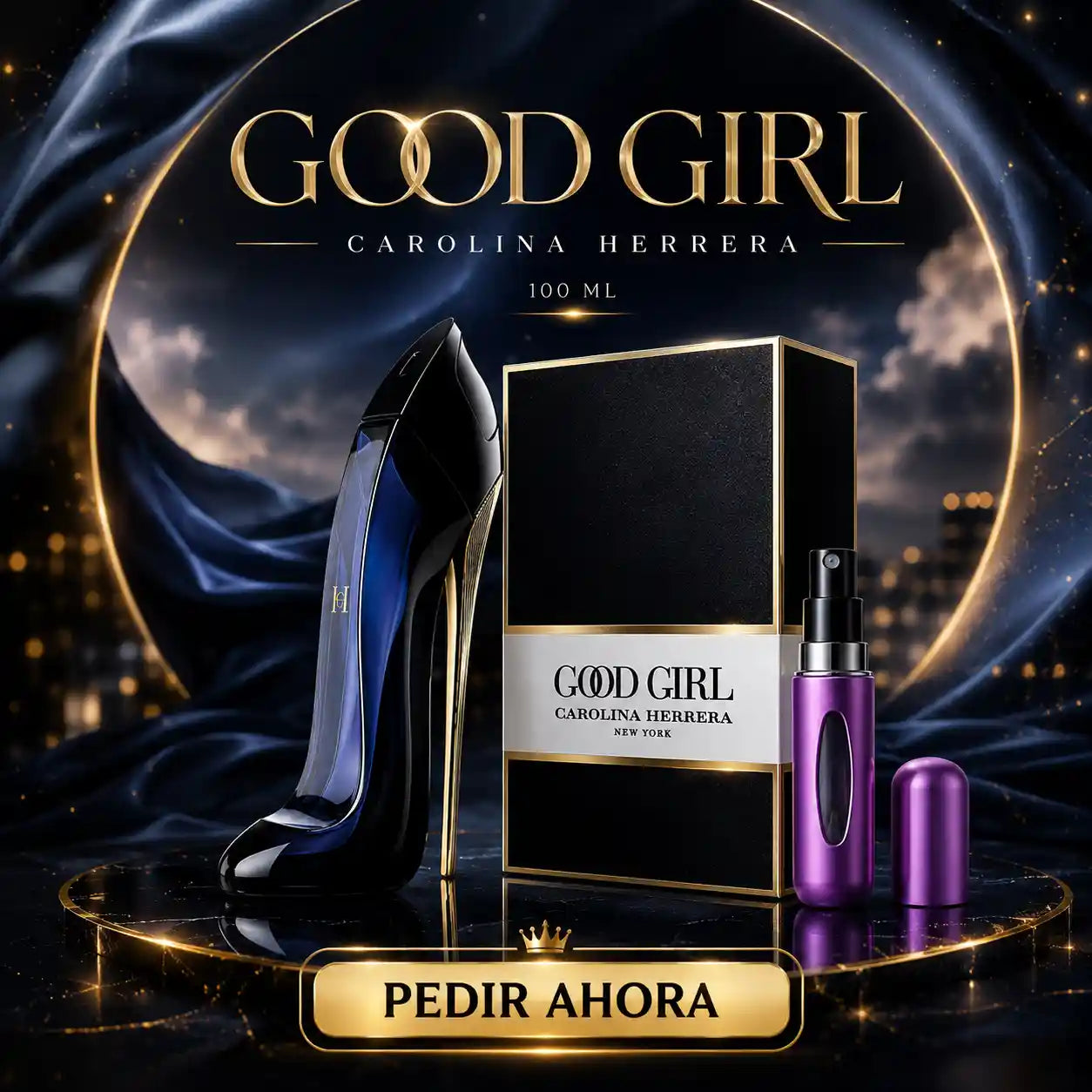 GOOD GIRL 100 ML + PERFUMERO RECARGABLE GRATIS (DAMA)