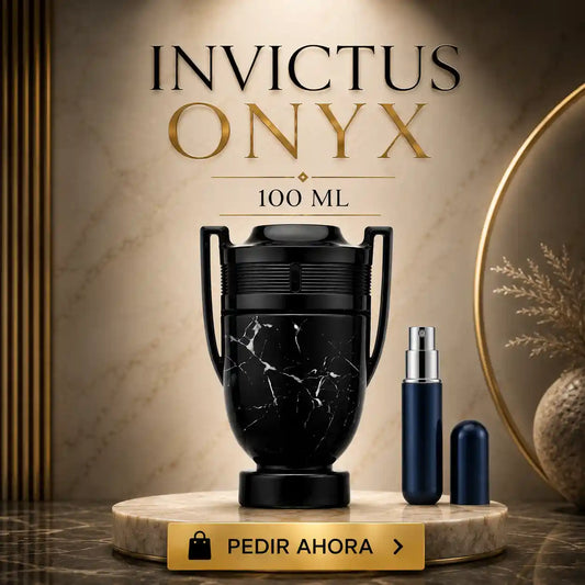 INVICTUS ONYX 100 ML + PERFUMERO RECARGABLE GRATIS (CABALLERO)