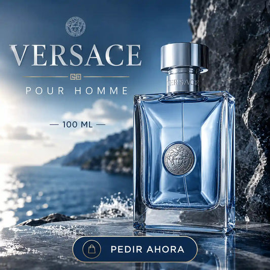 VERSACE POUR HOMME 100 ML + PERFUMERO RECARGABLE (CABALLERO)