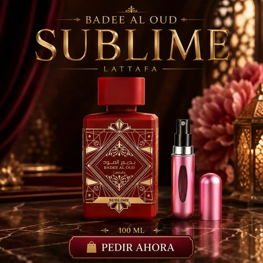 LATTAFA SUBLIME CAJA 100 ML + PERFUMERO RECARGABLE (DAMA)