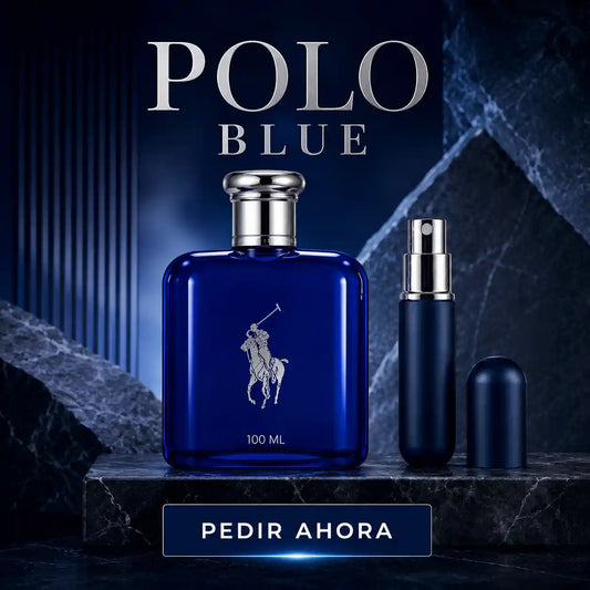 POLO BLUE 100ML + PERFUMERO RECARGABLE GRATIS (CABALLERO)