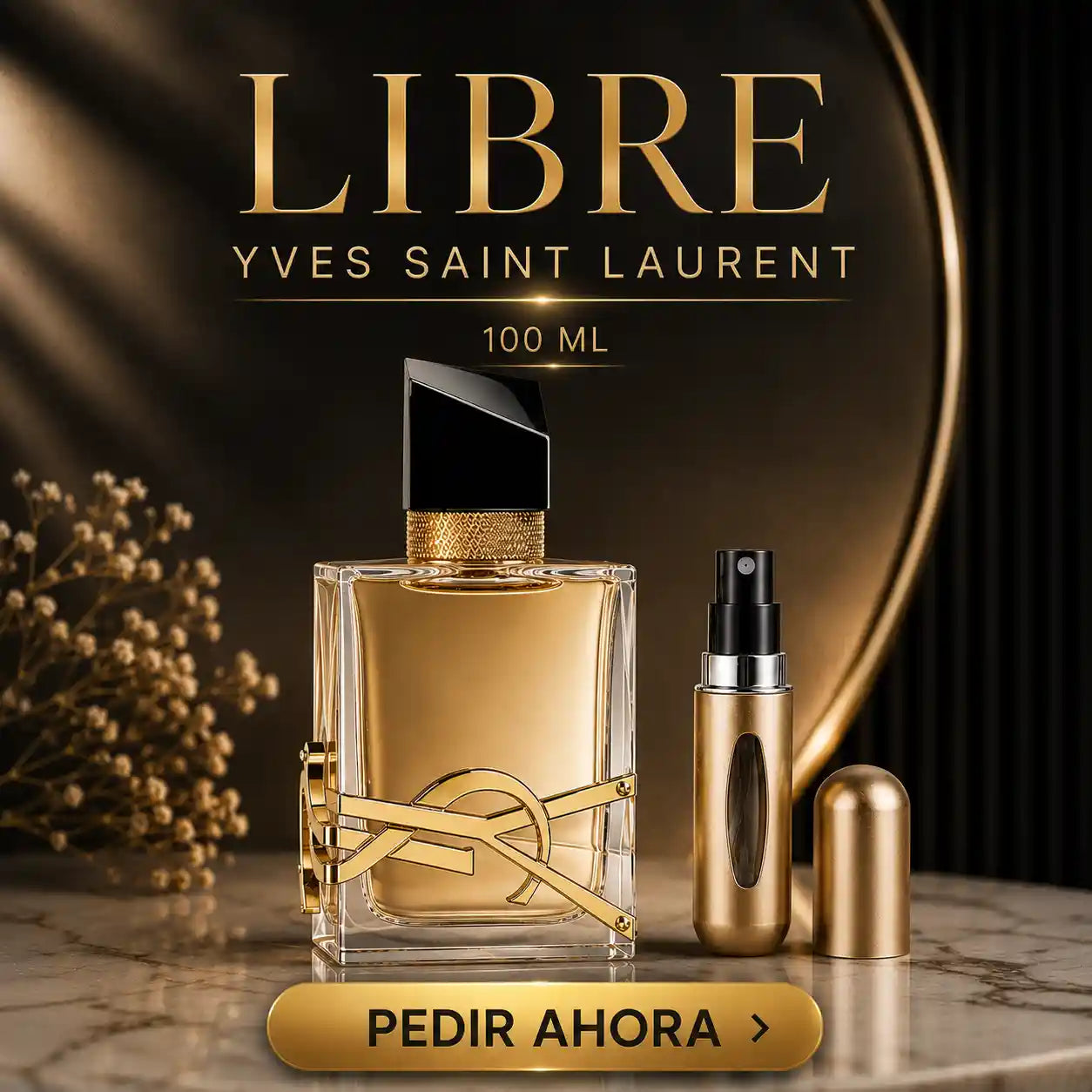 LIBRE YVES SAINT LAUREN + PERFUMERO RECARGABLE (DAMA)
