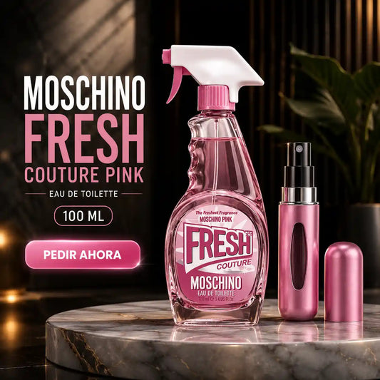 Fresh Pink Moschino 100 ML + PERFUMERO RECARGABLE GRATIS (DAMA)