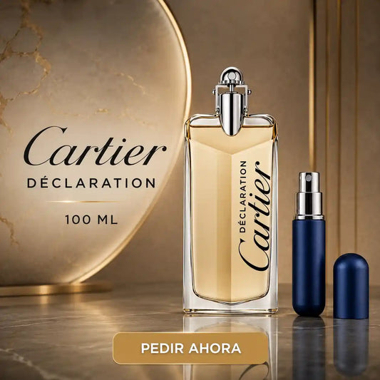 DECLARATION CARTIER 100 ML + PERUMERO RECARGABLE (CABALLERO)