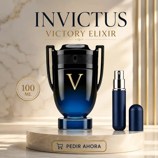 INVICTUS VICTORY ELIXIR 100 ML + PERFUMERO RECARGABLE (CABALLERO)