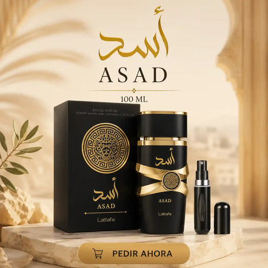 ASAD LATTAFA 100 ML + PERFUMERO RECARGABLE GRATIS (CABALLERO)