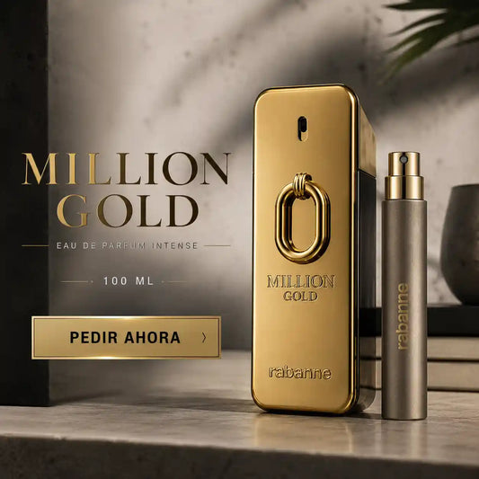 ONE MILLION GOLD + PERFUMERO RECARGABLE (CABALLERO)