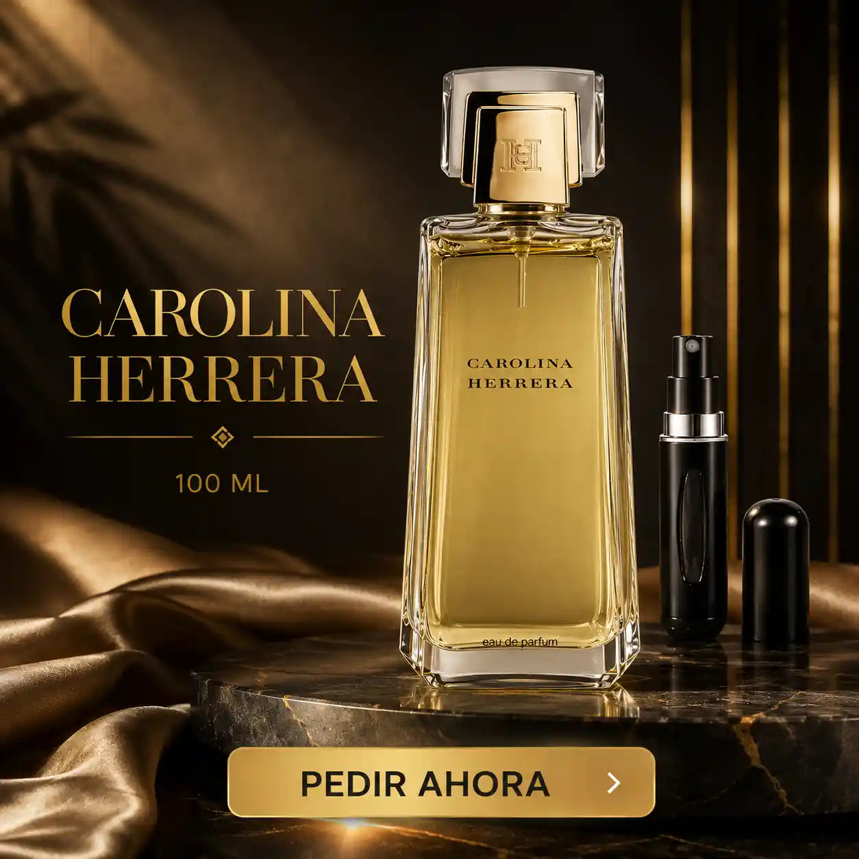 CAROLINA HERRERA FEM 100 ML + PERFUMERO RECARGABLE (DAMA)
