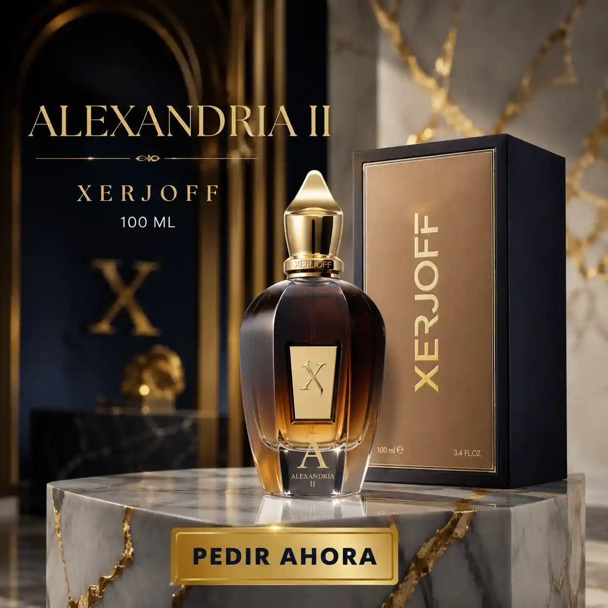 XERJOFF ALEXANDRIA 100 ML + PERFUMERO RECARGABLE (UNISEX)