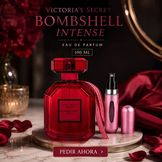 BOMBSHELL INTENSE Victoria Secret + PERFUMERO RECARGABLE (DAMA)