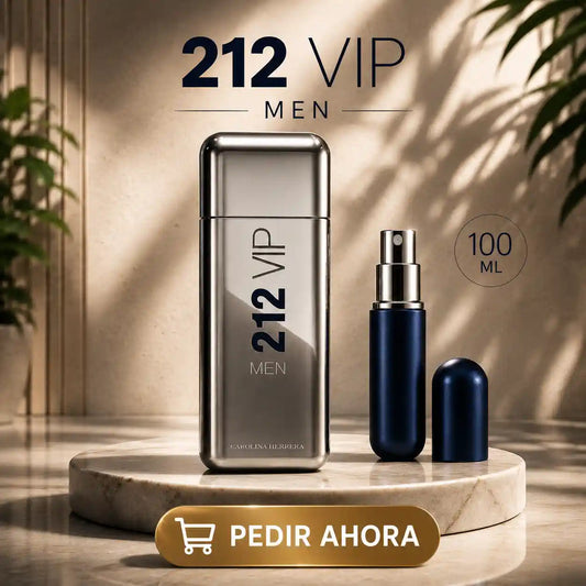 212 VIP MEN 100 ML + PERFUMERO RECARGABLE (CABALLERO)