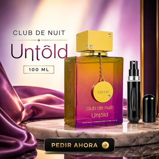 CLUB THE NUIT UNTOLD + PERFUMERO RECARGABLE (UNISEX)