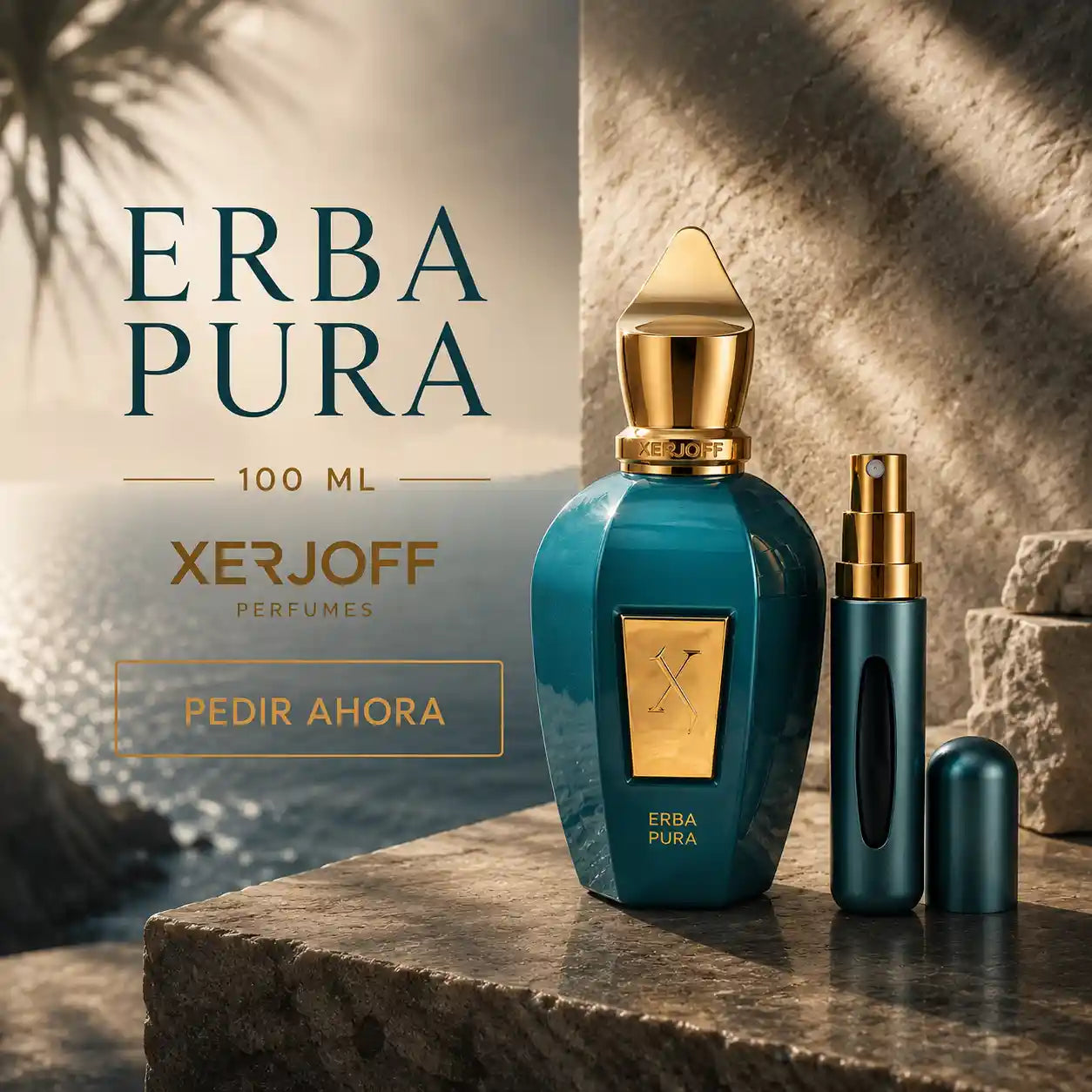 XERJOFF ERBA PURA CAJA + PERFUMERO (CABALLERO)