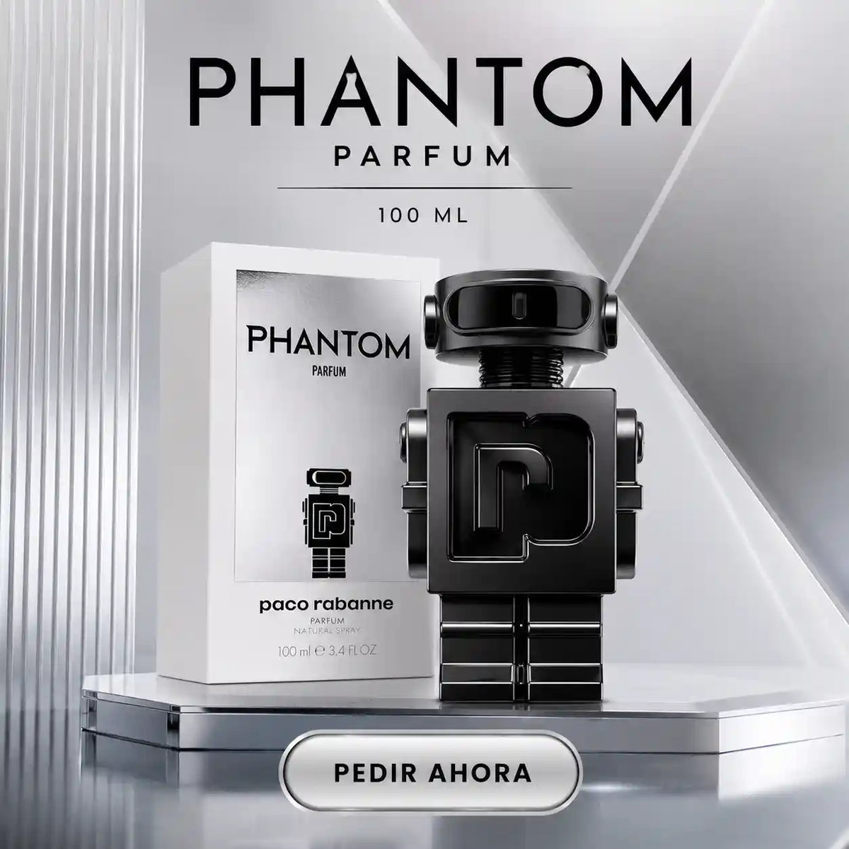 PHANTOM PARFUM 100 ML + PERFUMERO RECARGABLE (CABALLERO)