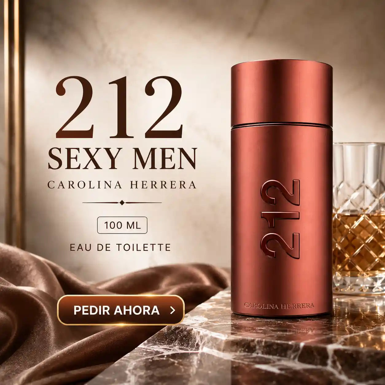 212 SEXY MEN 100 ML + PERFUMERO RECARGABLE (CABALLERO)