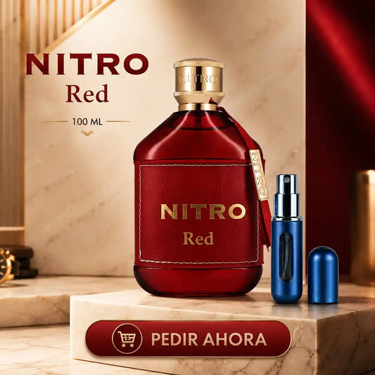 NITRO RED +  PERFUMERO RECARGABLE (CABALLERO)