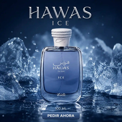 HAWAS ICE + PERFUMERO RECARGABLE (CABALLERO)