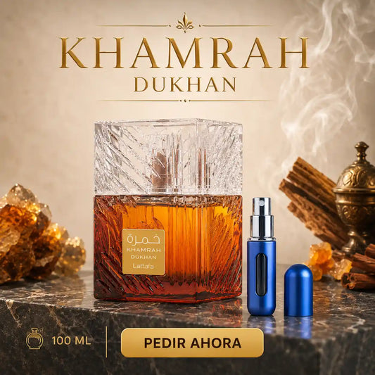 KHAMRAH DUNKAN ESTUHCE DE LUJO + PERFUMERO RECARGABLE (UNISEX)