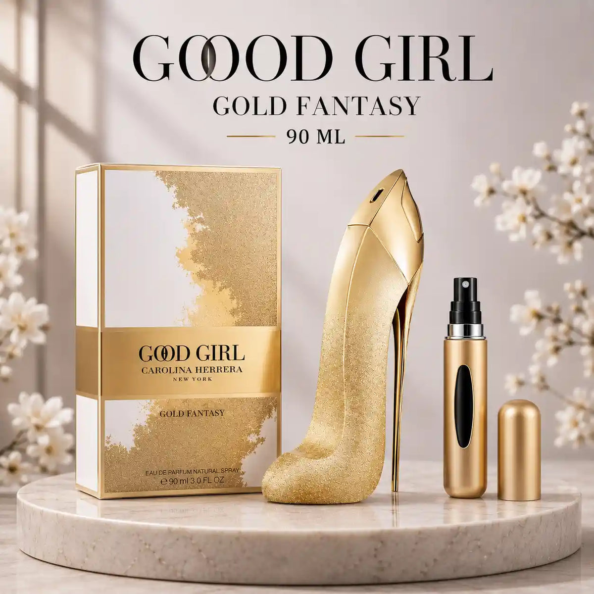 GOOD GIRL GOLD 90 ML + PERFUMERO (DAMA)