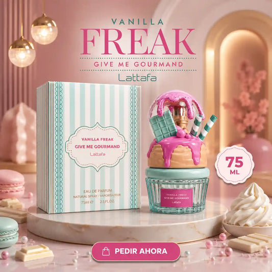 LATTAFA GIVE ME GOURMAND VANILLA FREAK + PERFUMERO (DAMA)