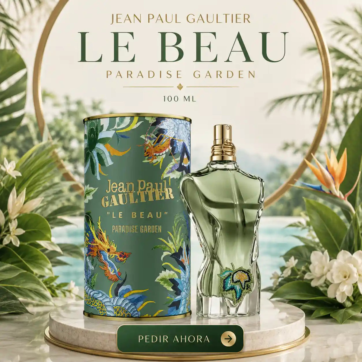 JEAN PAUL GAULTIER LE BEAU PARADISE GARDEN + PERFUMERO (CABALLERO)
