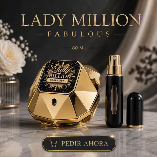 LADY MILLION FABULOUS 80 ML + PERFUMERO RECARGABLE (DAMA)
