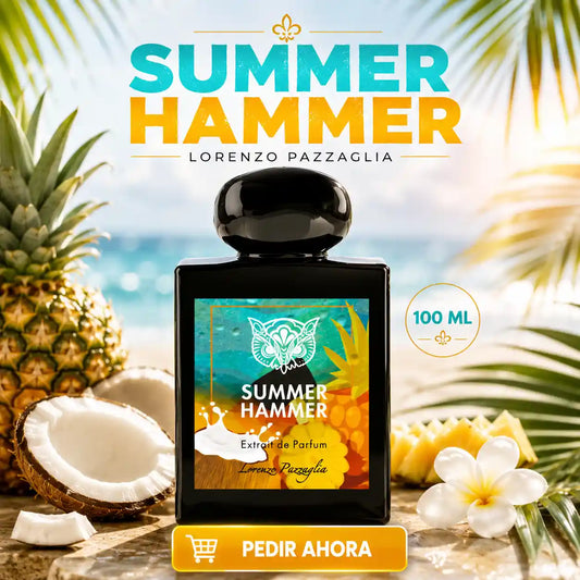 SUMMER HAMMER +  PERFUMERO RECARGABLE (UNISEX)