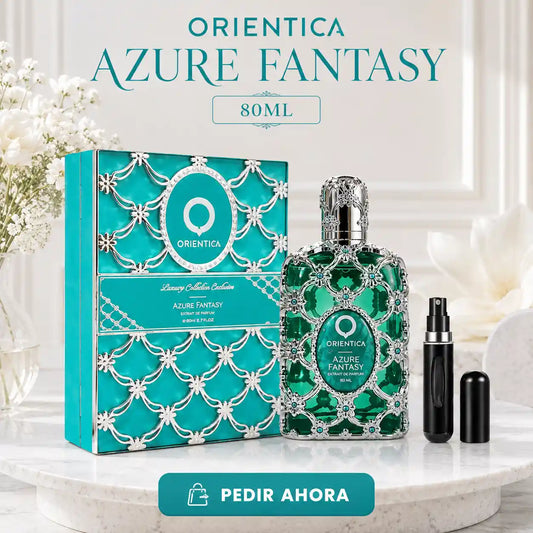 ORIENTICA AZURE FANTASY 80 ML + UN PERFUMERO RECARGABLE (UNISEX)