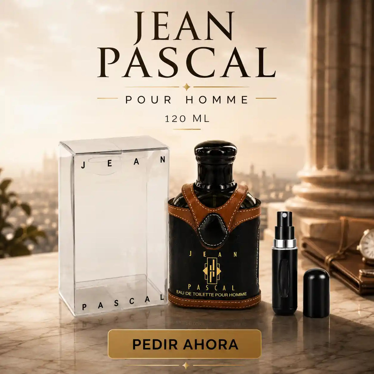 JEAN PASCAL 120 ML + PERFUMERO RECARGABLE (CABALLERO)