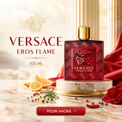 Versace Eros Flame 100 ML + PERFUMERO RECARGABLE (CABALLERO)