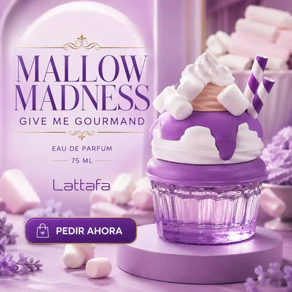 LATTAFA GIVE ME GOURMAND MALLOW MADNESS + PERFUMERO (DAMA)
