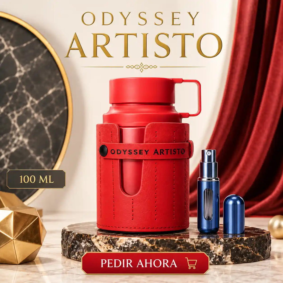ODYSSEY ARTISTO + UN PERFUMERO RECARGABLE (UNISEX)